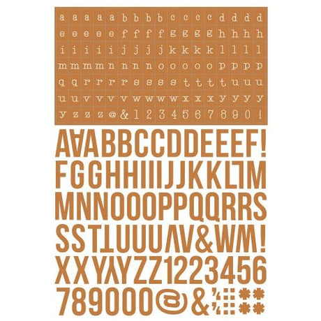 Simple Stories Color Vibe Alphabet Sticker Book Boho (1758pcs) (13479)