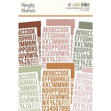 Simple Stories Color Vibe Alphabet Sticker Book Boho (1758pcs) (13479)