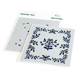 Pinkfresh Studio - Sweet Leaves Frame layering stencils