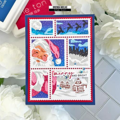 The Ton Stamps - Postage: Santa Layering Stencils