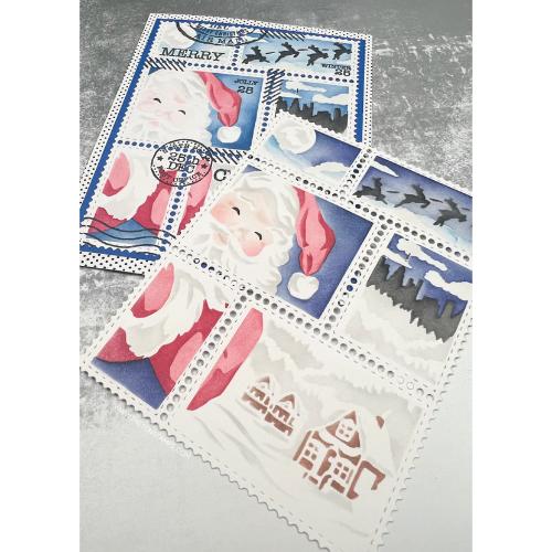 The Ton Stamps - Postage: Santa Layering Stencils