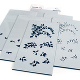 Pinkfresh Studio - Fuchsias Washi layering stencil