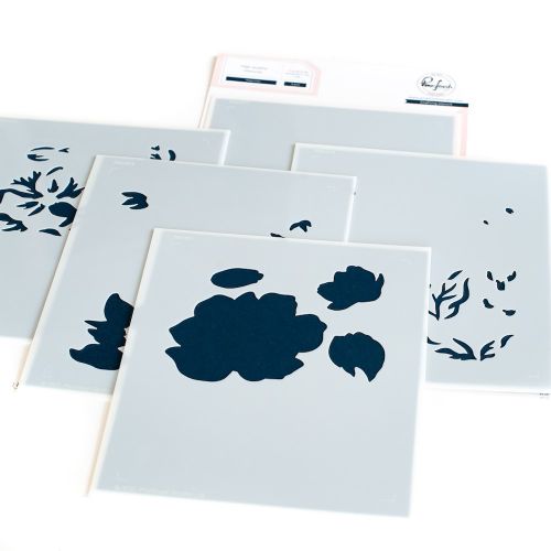 Pinkfresh Studio - Magnolia layering stencil