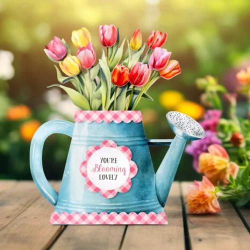 Katy Sue Designs Watering Can Blossoms and Blooms Card Making Kit (17-10081WCF)