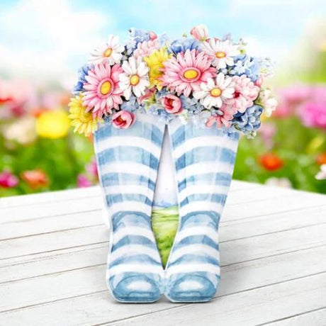 Katy Sue Designs Wonderful Wellington Boots Card Making Kit (17-10083WWB)