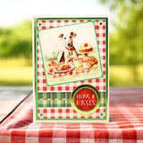 Katy Sue Designs Picnic Pups Die Cut Topper & Decoupage Collection (17-10084PUP)