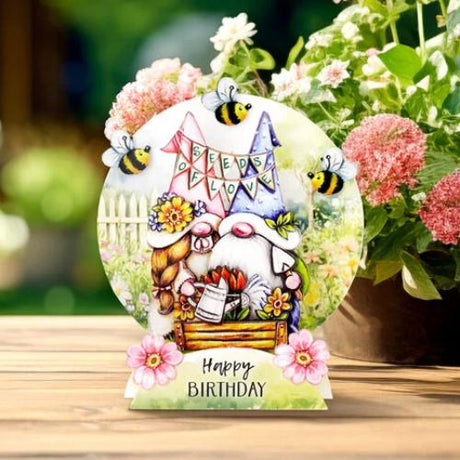 Katy Sue Designs Garden Gnomes Pop Up Card Making Kit (17-10085GNM)