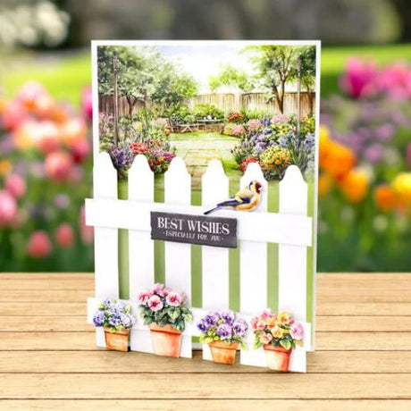 Katy Sue Designs Spring Garden Picket Fence Card Making Kit (17-10097SGP)