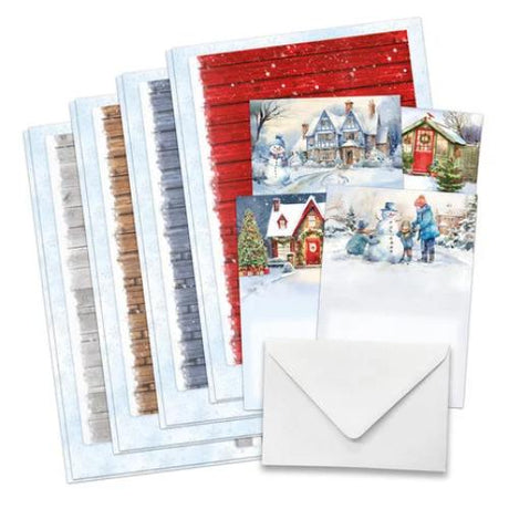 Katy Sue Designs Christmas Garden Picket Fence Card Making Kit (17-10099CGP)