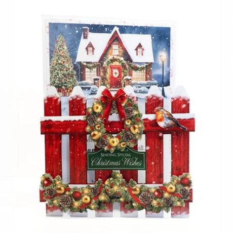 Katy Sue Designs Christmas Garden Picket Fence Card Making Kit (17-10099CGP)