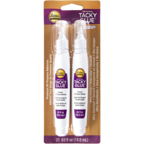 Aleene's Fast Drying Tacky Glue Pens 2/Pkg .63oz