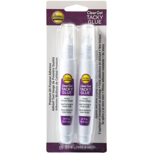 Aleene's Clear Gel Tacky Glue Pens 2/Pkg .63oz