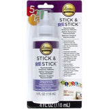 Aleene's Stick & Restick Adhesive Carded 4oz