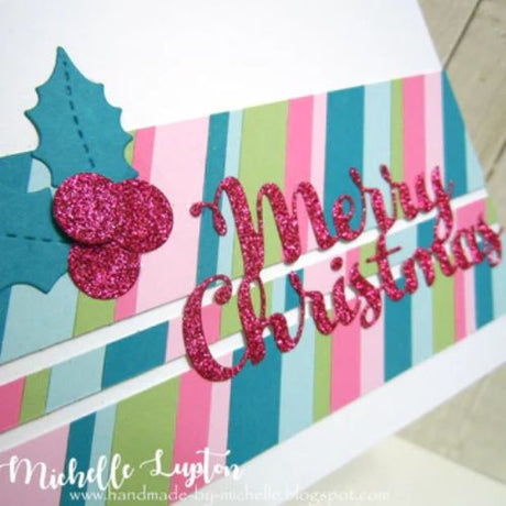 Paper Rose Studio - Merry Christmas Text Metal Cutting Die 17823