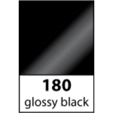 Peel-Off Stickers 10√ó23 cm - Happy Birthday (Large) - Glossy Black - 180