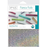 Gina K Designs Fancy Foil 6"X8" 12/Pkg Sparkling Silver