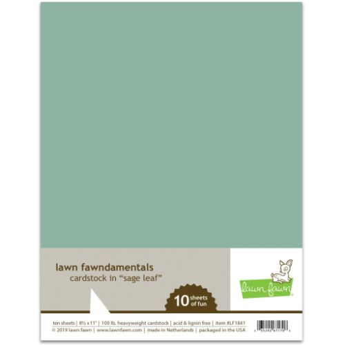 Lawn Fawn Cardstock - Sage Leaf