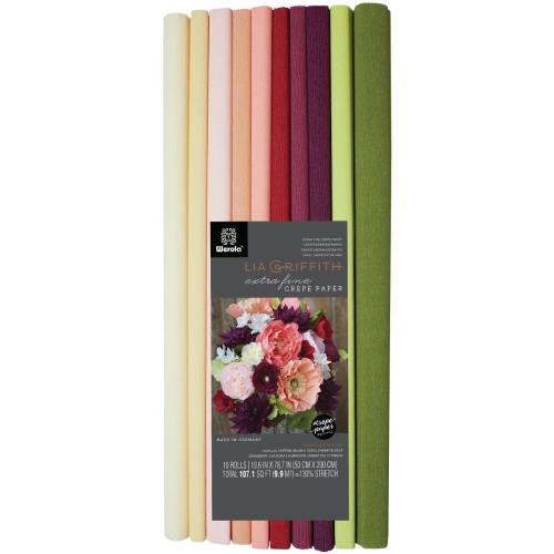 Lia Griffith Extra Fine Crepe Paper Assortment 10/Pkg