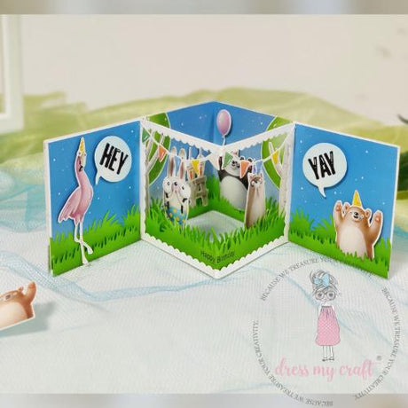 Dress My Craft - Transfer Me - Chickoo & Friends