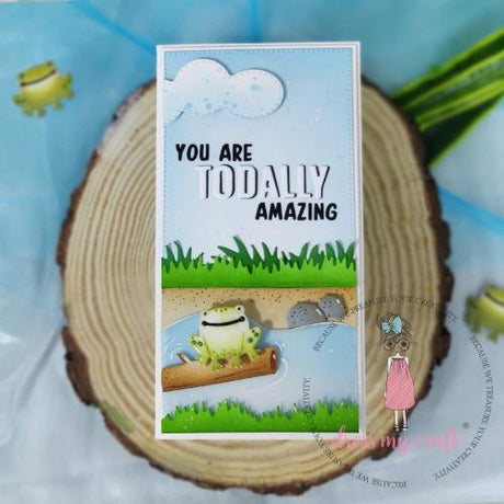 Dress My Craft - Grass Boder & Frog Dies