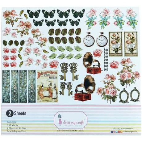 Dress My Craft - Motif Sheets Timeless Beauty