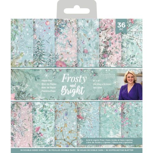 Crafter's Companion Frosty and Bright 6x6 Inch Paper Pad