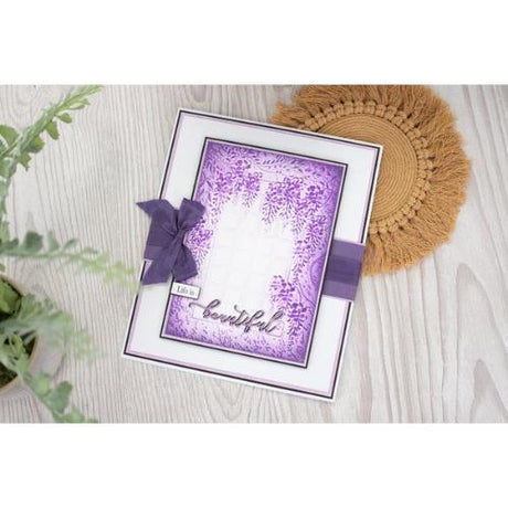 Crafters Companion - Wisteria Collection 3d Embossing Folder Rustic Window (Ng-Wc-Ef5-3d-Rwi)