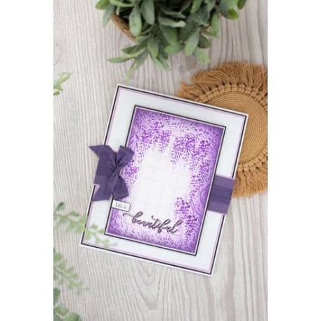 Crafters Companion - Wisteria Collection 3d Embossing Folder Rustic Window (Ng-Wc-Ef5-3d-Rwi)
