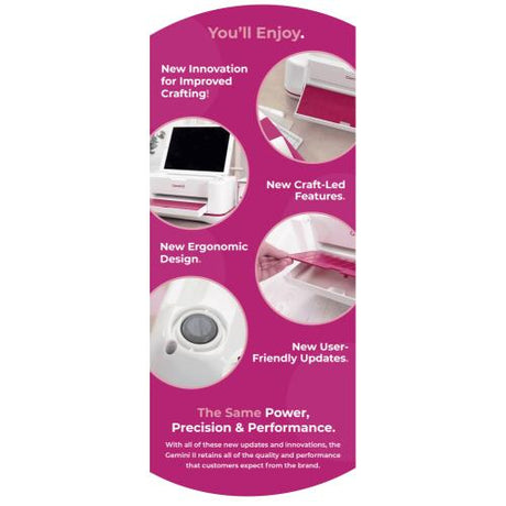 Gemini II Die Cutting and Embossing Machine - NZ Compatible 220v To 240v - Will require a traveler's Plug - Postage as per Actual