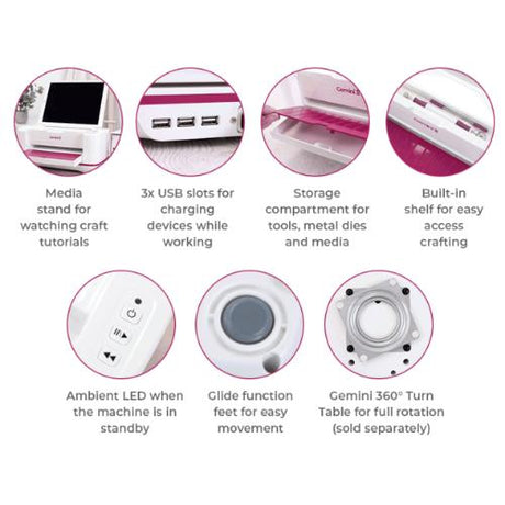 Gemini II Die Cutting and Embossing Machine - NZ Compatible 220v To 240v - Will require a traveler's Plug - Postage as per Actual