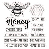 Crafter's Companion - Honeysuckle Collection Stamp & Die Set - Sweet Honey Bee
