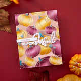 Spellbinders - Raining Pumpkins Press Plate & Stencil Bundle - BetterPress Society September 2024