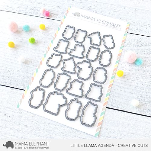 Mama Elephant - Little Llama Agenda - Creative Cuts