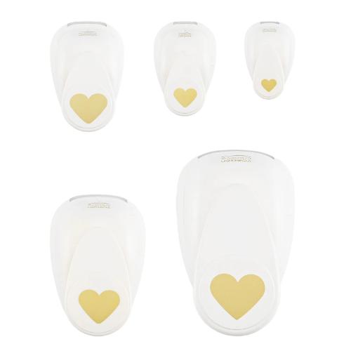 Vaessen Creative - Craft Punch Set Hearts 5pcs - Postage as per Actual