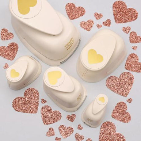 Vaessen Creative - Craft Punch Set Hearts 5pcs - Postage as per Actual