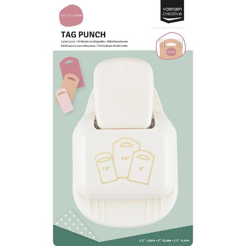 Vaessen Creative - 3-in-1 Tag Punch Hang Tags - Postage as per Actual