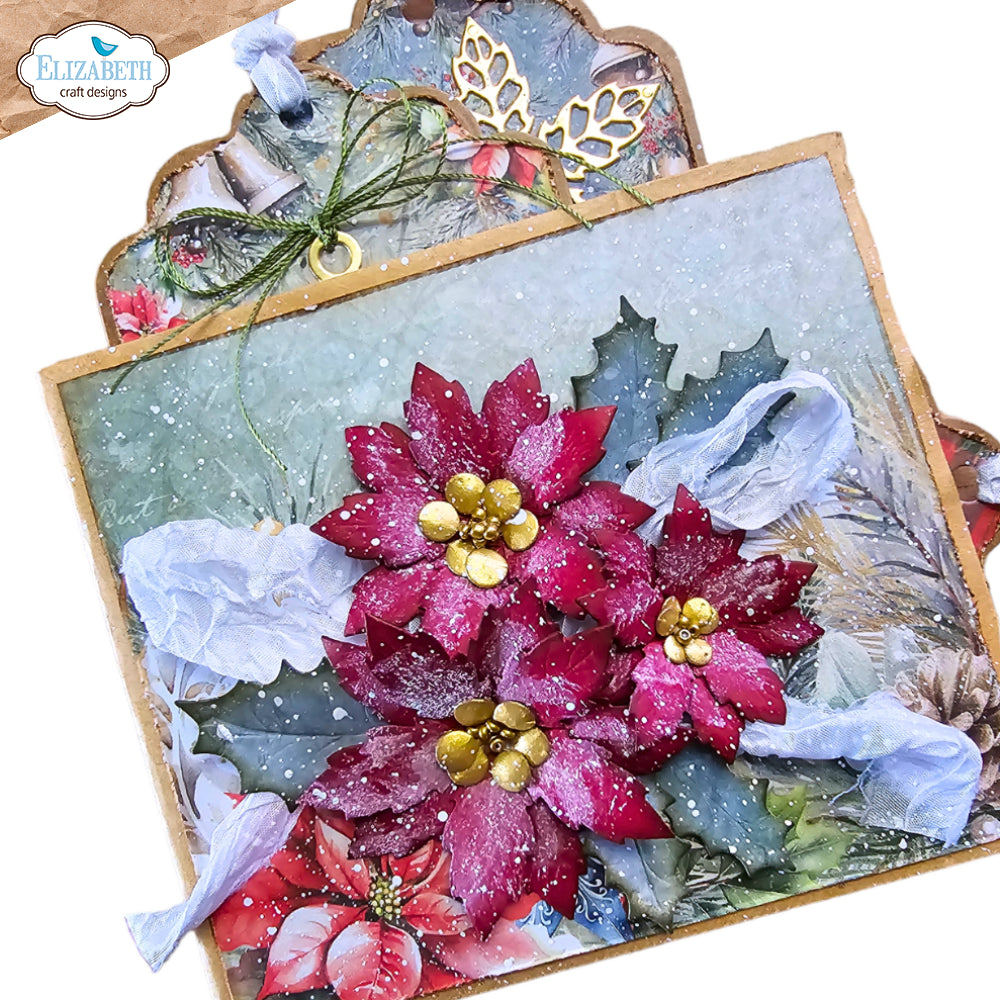 Elizabeth Craft Designs Joyous Christmas Dies Florals 29 (2151)