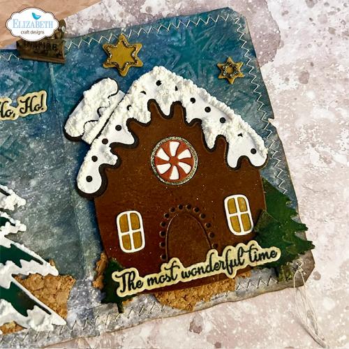 Elizabeth Craft Designs December Romance Dies Gingerbread House