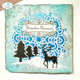 Elizabeth Craft Designs December Romance Dies Snow Globe Fun