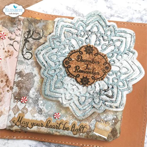 Elizabeth Craft Designs December Romance Dies Ice Doily