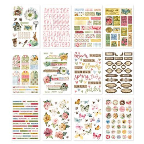 Simple Stories Simple Vintage Spring Garden Sticker Book (21728)