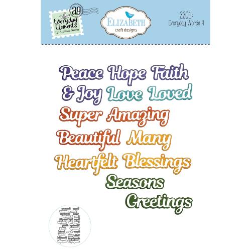 Elizabeth Craft Designs - Everyday Words 4