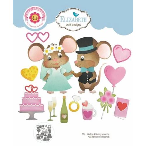 Elizabeth Craft Designs Dies Valentines and Wedding Accessories (2207)