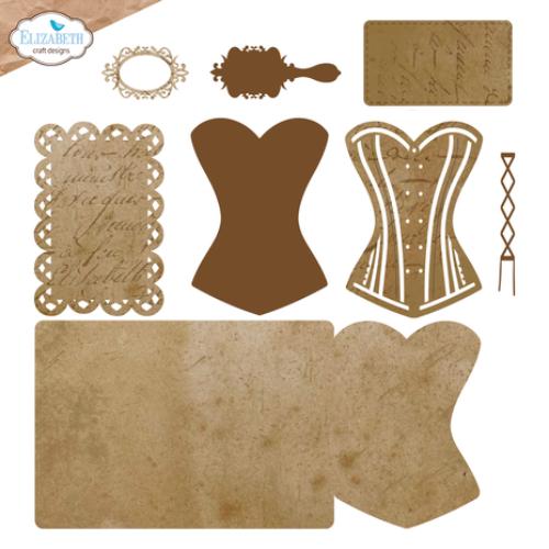 Elizabeth Craft Designs Mr. & Mrs. Dies Laced Up (2240)
