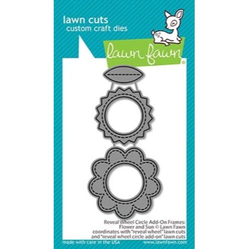 Lawn Fawn - Reveal Wheel Circle Add-On Frames: Flower And Sun