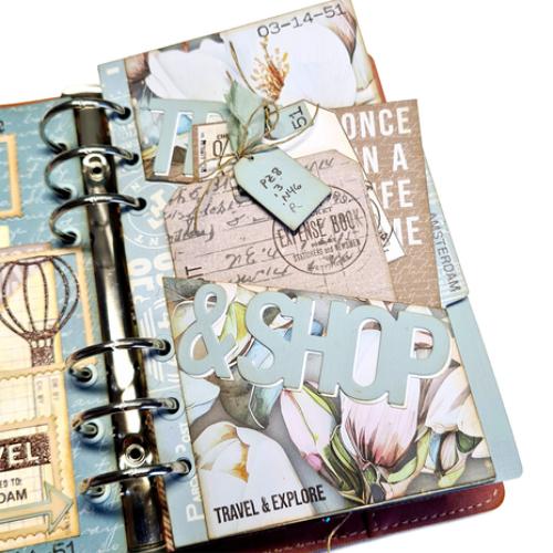 Elizabeth Craft Designs Once in a Lifetime Die Slanting Library Pocket With Bag (2255)