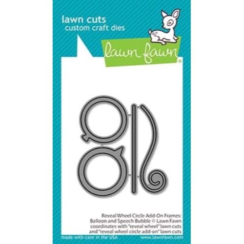 Lawn Fawn - Reveal Wheel Circle Add-On Frames: Balloon And Speech Bubble