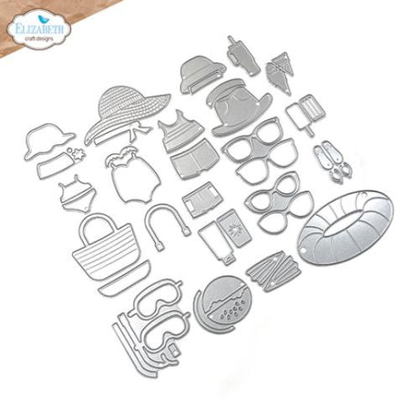Elizabeth Craft Designs Good Times Die Beach Accessories (2257)