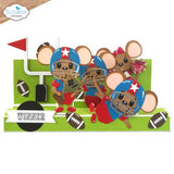 Elizabeth Craft Designs Good Times Die Football/ Baseball Accessories (2261)