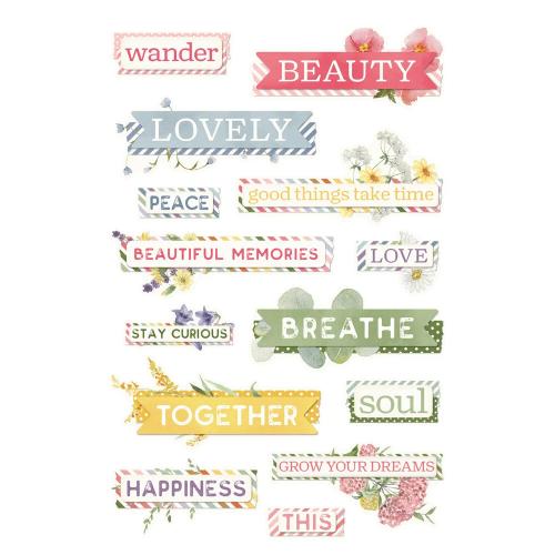 Simple Stories Simple Vintage Meadow Flowers Sticker Book (22626)